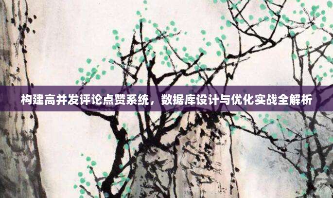 构建高并发评论点赞系统，数据库设计与优化实战全解析